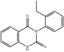 3-(2-ETHYLPHENYL)-2-MERCAPTOQUINAZOLIN-4(3H)-ONE Struktur