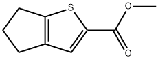 METHYL 5,6-DIHYDRO-4H-CYCLOPENTA[B]THIOPHENE-2-CARBOXYLATE Structure