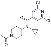 N-(1-ACETYLPIPERIDIN-4-YL)-2,6-DICHLORO-N-(CYCLOPROPYL)PYRIDINE-4-CARBOXAMIDE