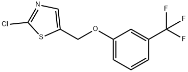 (2-CHLORO-1,3-THIAZOL-5-YL)METHYL 3-(TRIFLUOROMETHYL)PHENYL ETHER Struktur