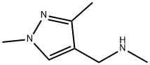 (1,3-DIMETHYL-1 H-PYRAZOL-4-YLMETHYL)-METHYL-AMINE Struktur