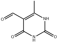 6-METHYL-2,4-DIOXO-1,2,3,4-TETRAHYDRO-PYRIMIDINE-5-CARBALDEHYDE Struktur