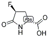 D-TRANS-4-FLUORO-5-PYRROLIDONE-2-CARBOXYLIC ACID Structure