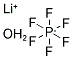 LITHIUM HEXAFLUOROPHOSPHATE (V) H2O Struktur