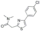 2-[4-(4-CHLOROPHENYL)-1,3-THIAZOL-2-YL]-N,N-DIMETHYLACETAMIDE|