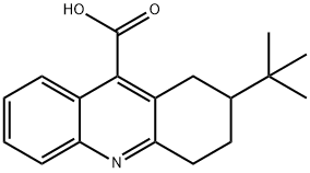 2-TERT-BUTYL-1,2,3,4-TETRAHYDRO-ACRIDINE-9-CARBOXYLIC ACID Struktur