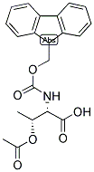 FMOC-THR(AC)-OH Struktur