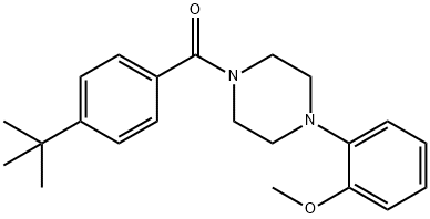 4-(TERT-BUTYL)PHENYL 4-(2-METHOXYPHENYL)PIPERAZINYL KETONE|