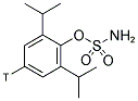 2,6-DIISOPROPYLPHENYLSULFAMATE, [4-3H]- Struktur
