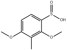2,4-DIMETHOXY-3-METHYLBENZENESULFINIC ACID Struktur