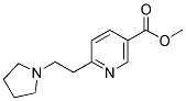 6-[2-(PYRROLIDIN-1-YL)ETHYL]PYRIDINE-3-CARBOXYLIC ACID, METHYL ESTER