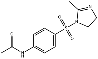 N-(4-[(2-METHYL-4,5-DIHYDRO-1H-IMIDAZOL-1-YL)SULFONYL]PHENYL)ACETAMIDE Structure