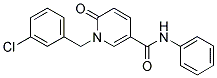 1-(3-CHLOROBENZYL)-6-OXO-N-PHENYL-1,6-DIHYDRO-3-PYRIDINECARBOXAMIDE Struktur