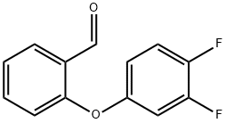 2-(3,4-DIFLUOROPHENOXY)BENZENECARBALDEHYDE Struktur