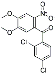 (2,4-DICHLORO-PHENYL)-(4,5-DIMETHOXY-2-NITRO-PHENYL)-METHANONE Structure