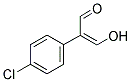 (Z)-2-(4-CHLOROPHENYL)-3-HYDROXYACRYLALDEHYDE Struktur