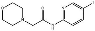 N-(5-IODO-2-PYRIDINYL)-2-MORPHOLINOACETAMIDE Struktur