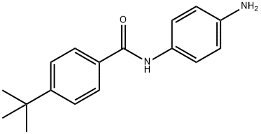 N-(4-AMINOPHENYL)-4-(TERT-BUTYL)BENZAMIDE, 129488-55-7, 結構式