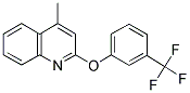 4-METHYL-2-QUINOLINYL 3-(TRIFLUOROMETHYL)PHENYL ETHER Struktur