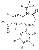 FLUNITRAZEPAM-D7 Struktur