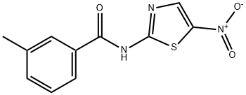 3-METHYL-N-(5-NITRO-1,3-THIAZOL-2-YL)BENZENECARBOXAMIDE Struktur