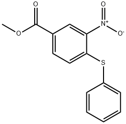 METHYL 3-NITRO-4-(PHENYLSULFANYL)BENZENECARBOXYLATE Structure