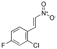 1-(2-CHLORO-4-FLUOROPHENYL)-2-NITROETHENE Structure