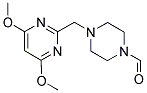 4-[(4,6-DIMETHOXYPYRIMIDIN-2-YL)METHYL]-1-FORMYLPIPERAZINE Struktur