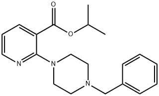 ISOPROPYL 2-(4-BENZYLPIPERAZINO)NICOTINATE Struktur