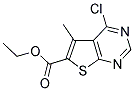 ETHYL 4-CHLORO-5-METHYLTHIENO[2,3-D]PYRIMIDINE-6-CARBOXYLATE Struktur