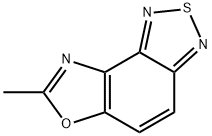 7-METHYL-OXAZOLO[4',5':3,4]BENZO[1,2-C][1,2,5]THIADIAZOLE Struktur