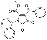 METHYL 3-BENZOYL-1-(NAPHTHALEN-1-YL)-4,5-DIOXO-4,5-DIHYDRO-1H-PYRROLE-2-CARBOXYLATE Structure