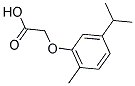 (5-ISOPROPYL-2-METHYL-PHENOXY)-ACETIC ACID Struktur