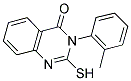 2-MERCAPTO-3-O-TOLYL-3H-QUINAZOLIN-4-ONE Struktur