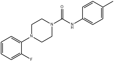 (4-(2-FLUOROPHENYL)PIPERAZINYL)-N-(4-METHYLPHENYL)FORMAMIDE|