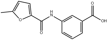 3-[(5-METHYL-FURAN-2-CARBONYL)-AMINO]-BENZOIC ACID Struktur