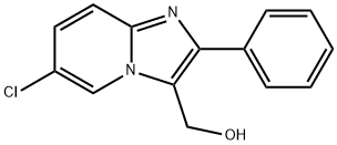(6-CHLORO-2-PHENYLIMIDAZO[1,2-A]PYRIDIN-3-YL)METHANOL Struktur