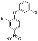 2-BROMO-1-(3-CHLOROPHENOXY)-4-NITROBENZENE Struktur