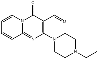 2-(4-ETHYL-PIPERAZIN-1-YL)-4-OXO-4H-PYRIDO[1,2-A]PYRIMIDINE-3-CARBALDEHYDE Struktur