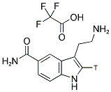 5-CARBOXAMIDO[3H]TRYPTAMINE, TRIFLUOROACETATE Struktur