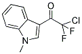 2-CHLORO-2,2-DIFLUORO-1-(1-METHYL-1H-INDOL-3-YL)-1-ETHANONE Struktur