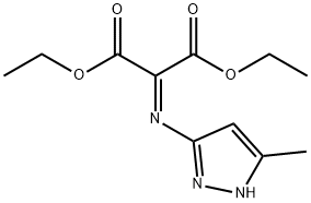 DIETHYL 2-[(3-METHYL-1H-PYRAZOL-5-YL)IMINO]MALONATE Struktur