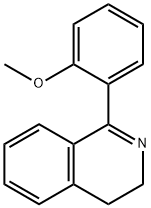 1-(2'-METHOXY)-PHENYL-3,4-DIHYDRO-ISOQUINOLINE Struktur