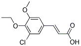 (2E)-3-(3-CHLORO-4-ETHOXY-5-METHOXYPHENYL)ACRYLIC ACID
