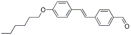 4-(2-[4-(HEXYLOXY)PHENYL]VINYL)BENZALDEHYDE Struktur