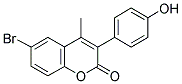 6-BROMO-3(4'-HYDROXYPHENYL)-4-METHYLCOUMARIN