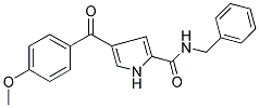 N-BENZYL-4-(4-METHOXYBENZOYL)-1H-PYRROLE-2-CARBOXAMIDE Struktur