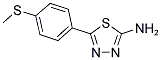 5-(4-METHYLSULFANYL-PHENYL)-[1,3,4]THIADIAZOL-2-YLAMINE