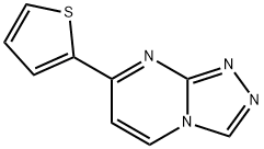 7-(2-THIENYL)[1,2,4]TRIAZOLO[4,3-A]PYRIMIDINE Struktur
