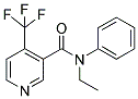 N-ETHYL-N-PHENYL-4-(TRIFLUOROMETHYL)NICOTINAMIDE Struktur